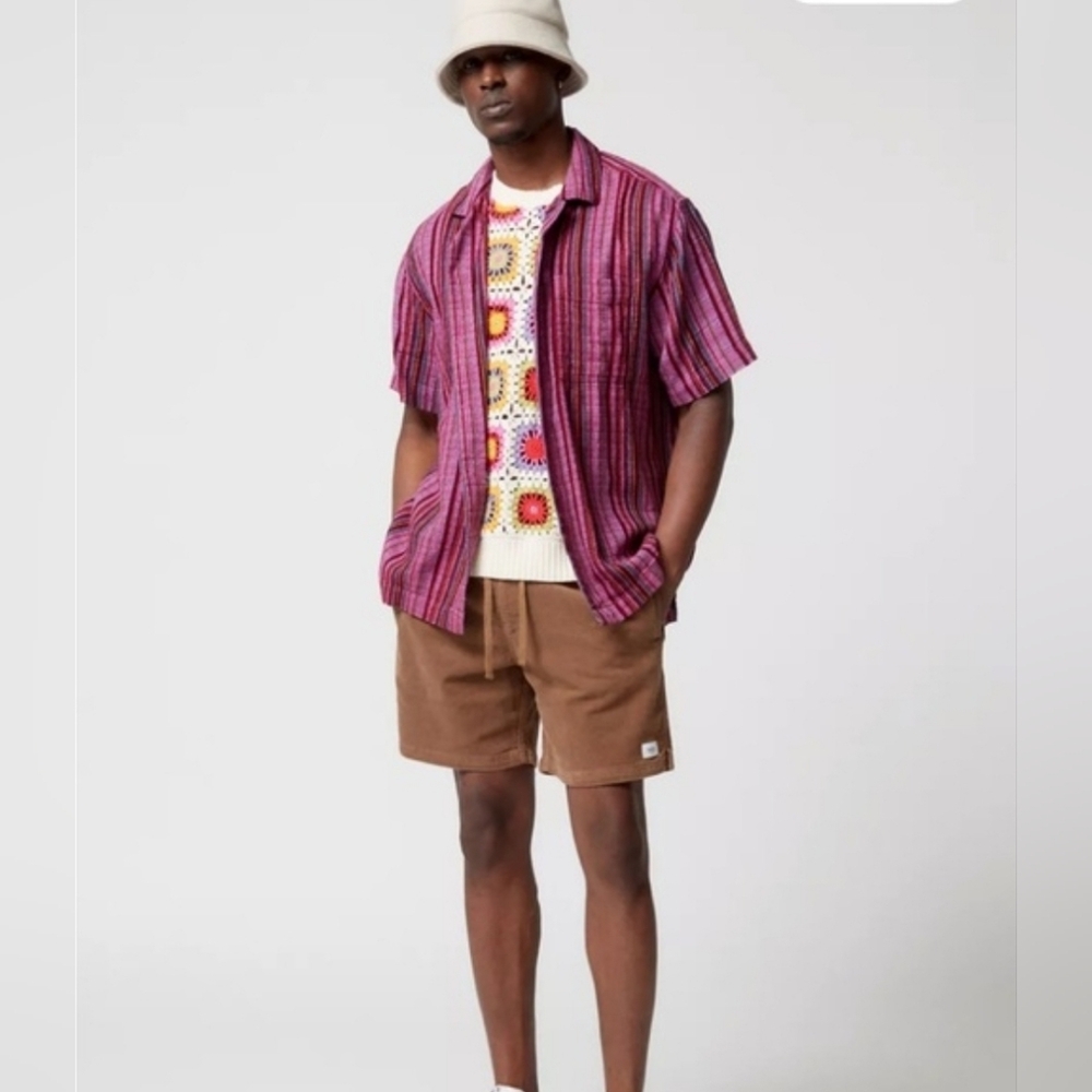 Katin Cord Local Shorts 6.5" Brown size Medium